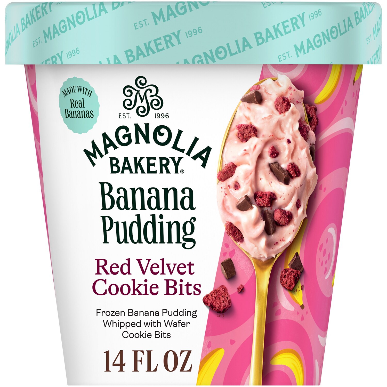 Magnolia Bakery Banana Pudding, Red Velvet Cookie Bits