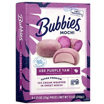 Bubbies Mochi Ice Cream, Ube