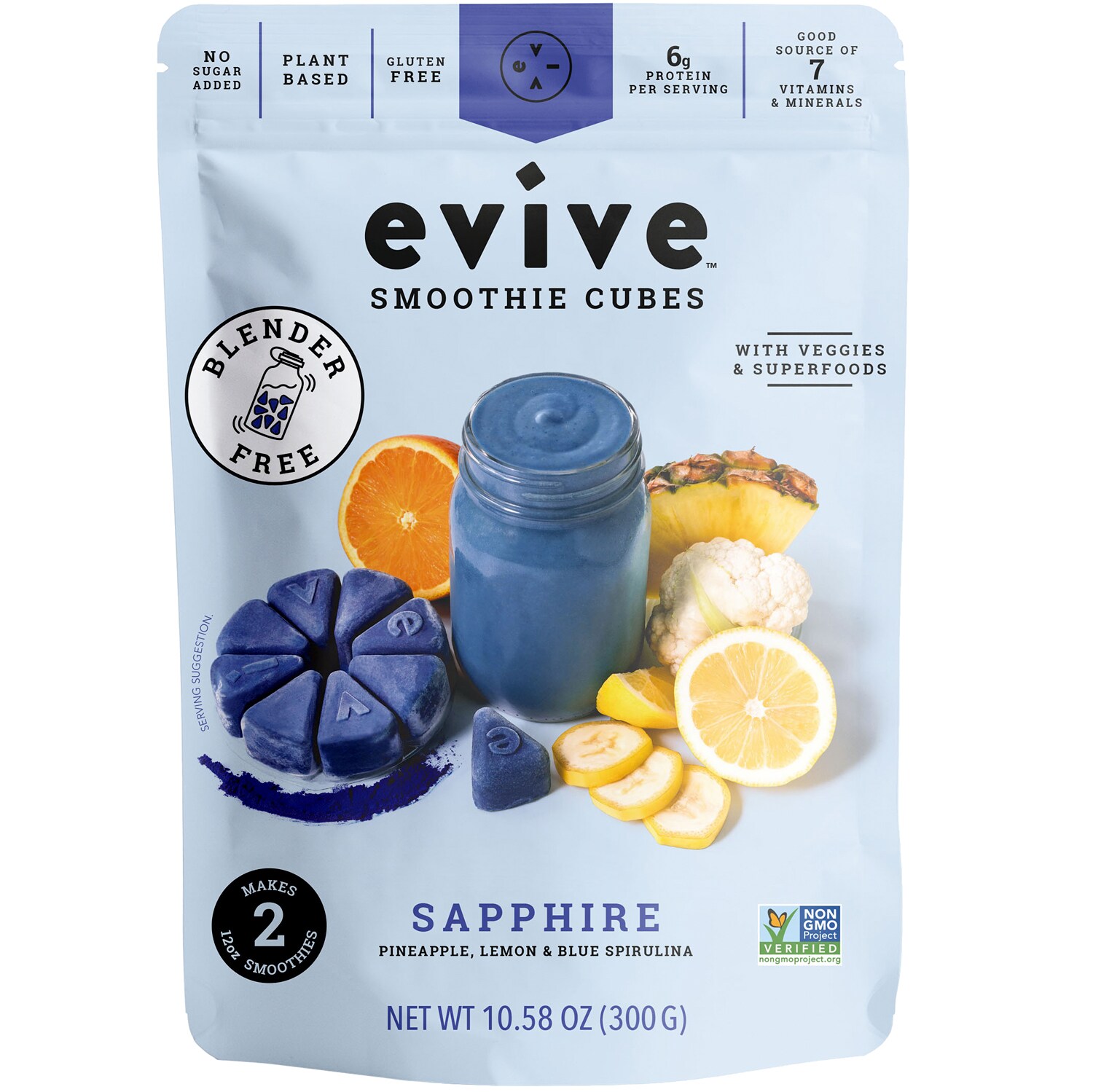 Evive Smoothie Cubes, Sapphire
