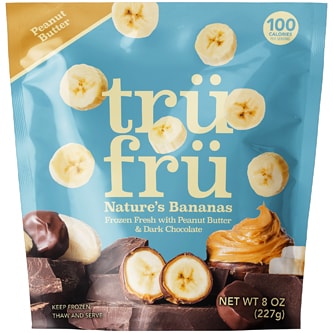 Tru Fru Peanut Butter & Dark Chocolate Nature's Bananas, Frozen