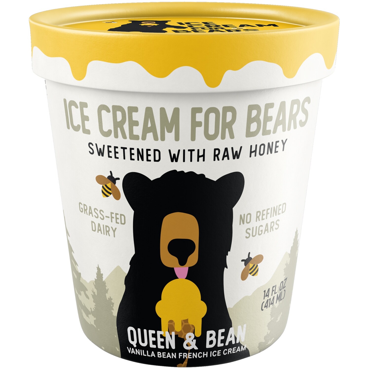 Ice Cream For Bears Vanilla Bean French Ice Cream, Queen & Bean