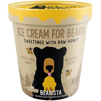 Ice Cream For Bears Coffee Cacao Nib French Ice Cream, Bearista