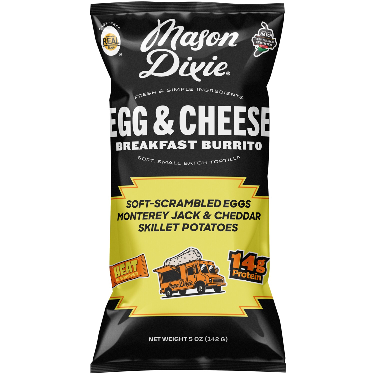 Mason Dixie Breakfast Burrito, Egg & Cheese