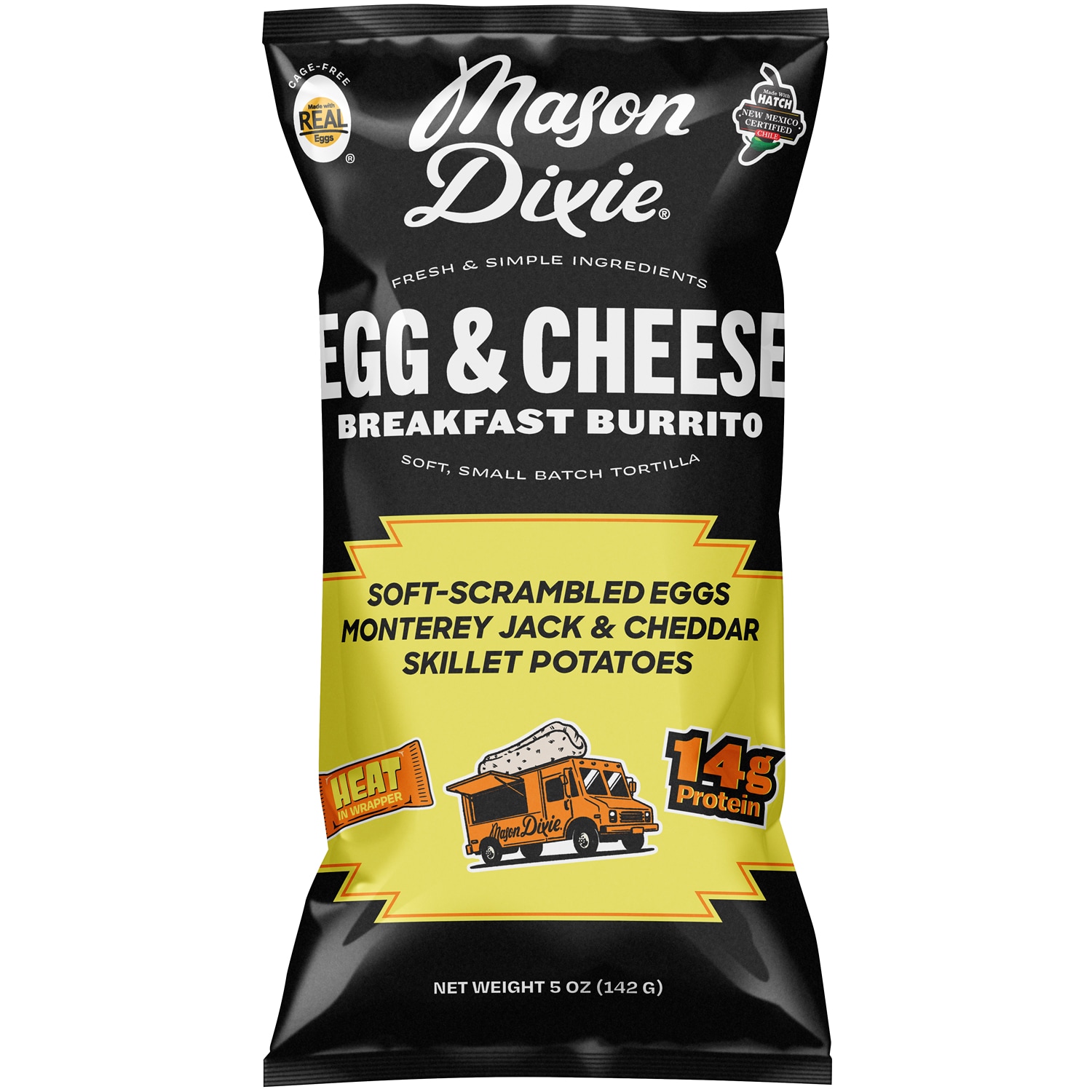 Mason Dixie Breakfast Burrito, Egg & Cheese