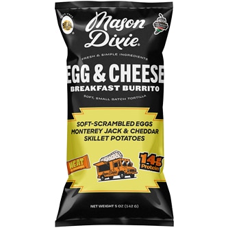 Mason Dixie Breakfast Burrito, Egg & Cheese
