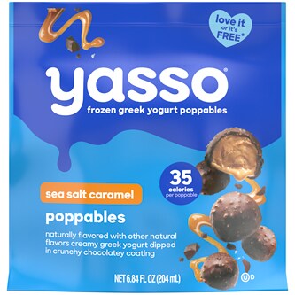 Yasso Greek Yogurt Poppables, Sea Salt Caramel