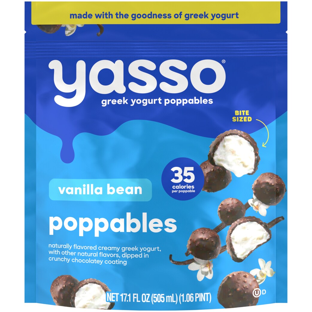 Yasso Greek Yogurt Poppables, Vanilla Bean