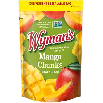 Wyman's Mango Chunks, Frozen