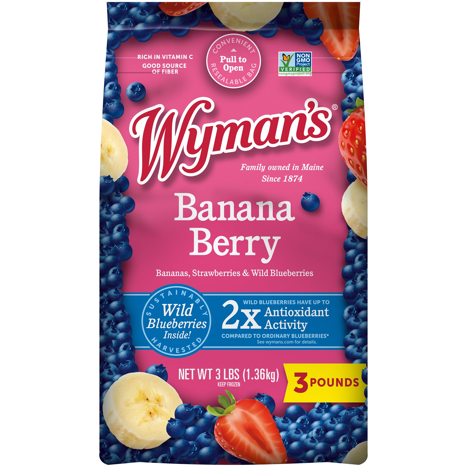 Order Wyman's Banana Berry, Frozen | Fast Delivery