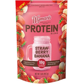 Wyman's Protein Blend, Strawberry Banana, Frozen