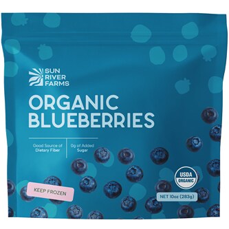 Sun River Farms Organic Blueberries, Frozen