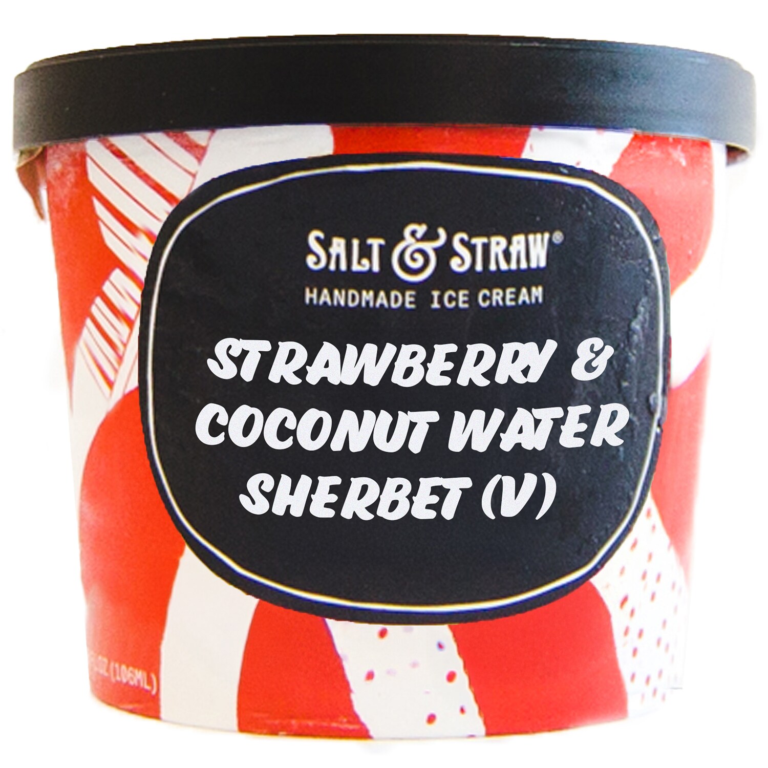 Salt & Straw Ice Cream, Strawberry & Coconut Water Sherbet