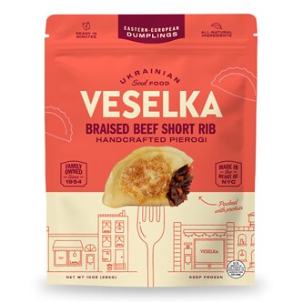 Veselka Dumplings, Raised Beef Short Rib