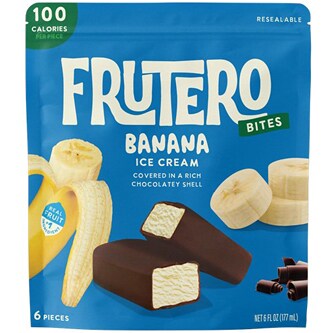 Frutero Ice Cream Bites, Banana