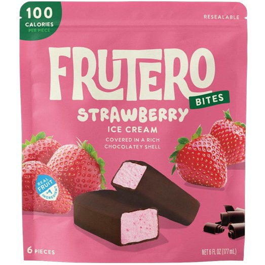 Frutero Ice Cream Bites, Strawberry