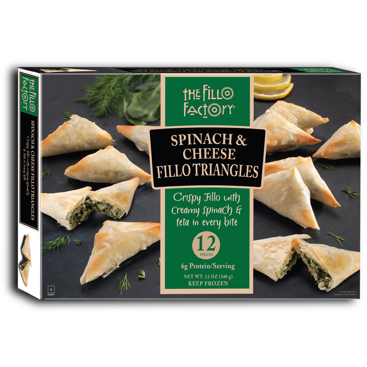 The Fillo Factory Fillo Triangles, Spinach & Cheese