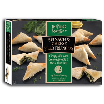 The Fillo Factory Fillo Triangles, Spinach & Cheese