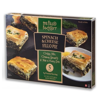 The Fillo Factory Fillopie, Spinach & Cheese