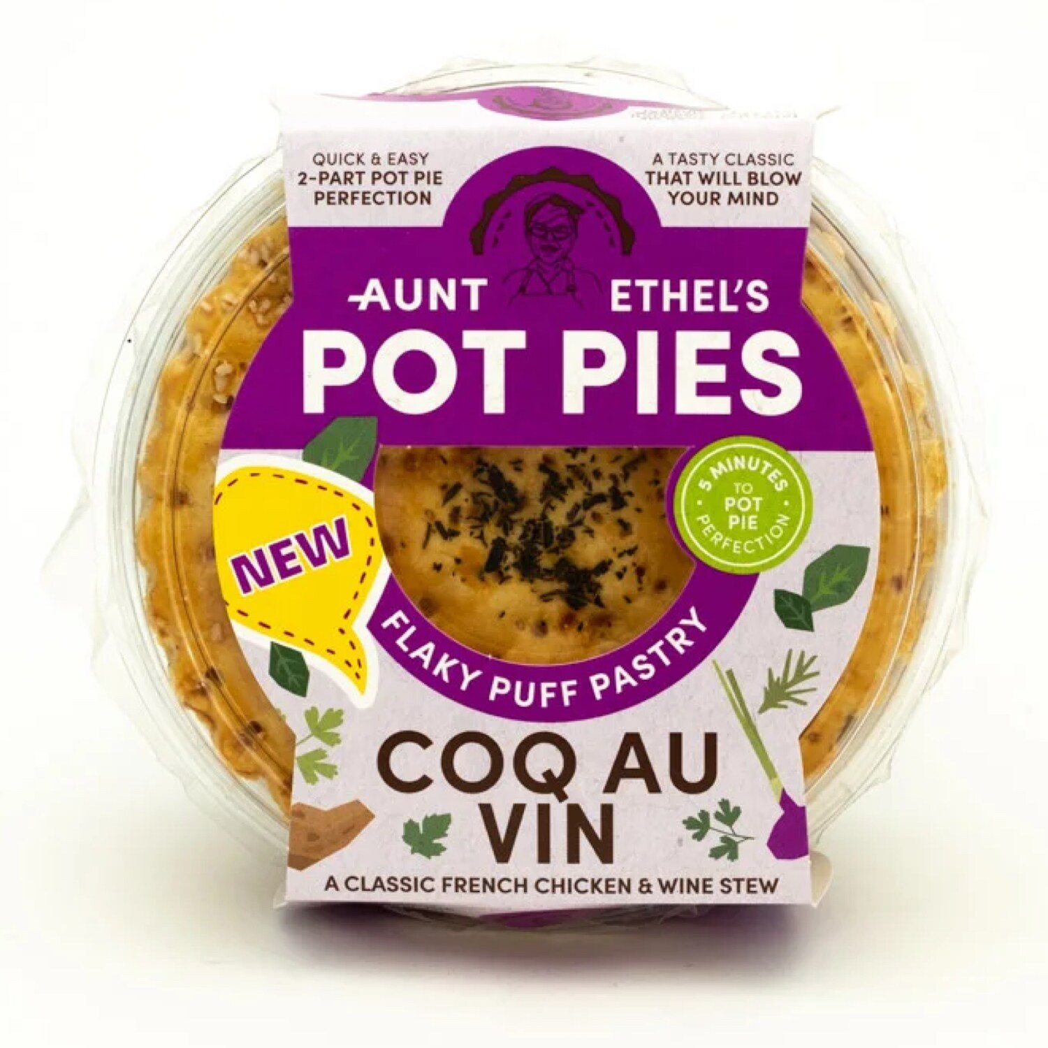 Aunt Ethel's Pot Pies, Coq Au Vin