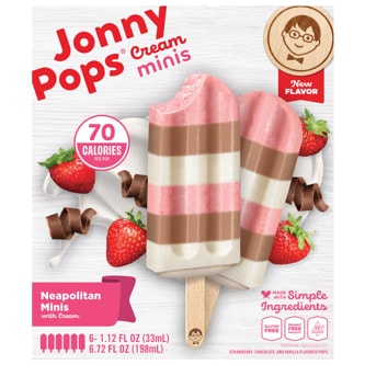 Jonnypops Cream Minis, Neapolitan
