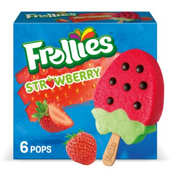 Frollies  Fruity Ice Pops, Strawberry