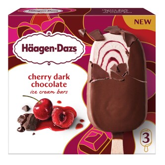 Haagen-Dazs Ice Cream Bars, Cherry Dark Chocolate
