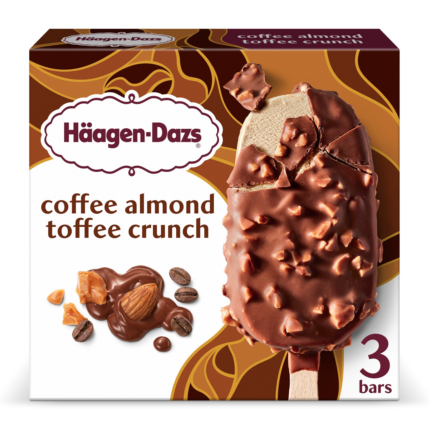 Haagen-Dazs Ice Cream Bars, Coffee Almond Toffee Crunch