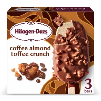 Haagen-Dazs Ice Cream Bars, Coffee Almond Toffee Crunch