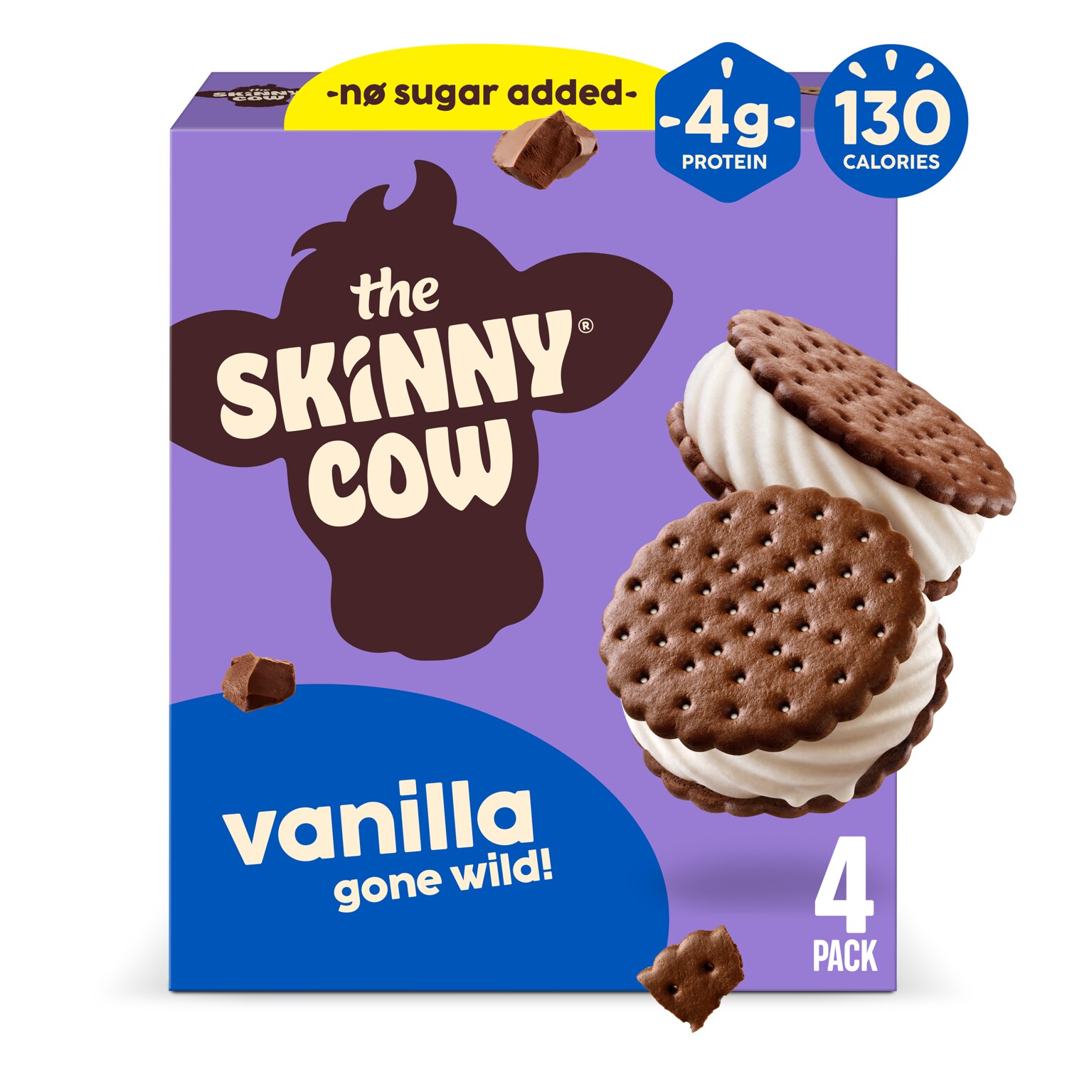 Skinny Cow Ice Cream Sandwiches, Vanilla