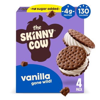 Skinny Cow Ice Cream Sandwiches, Vanilla