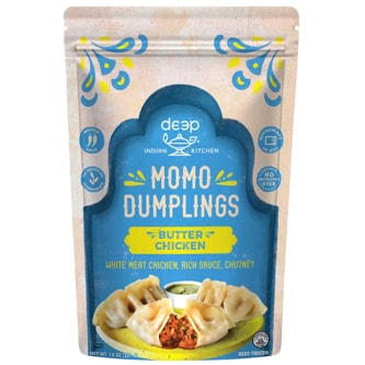 Deep Indian Kitchen Momo Dumplings, Butter Chicken