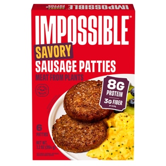 Impossible Sausage Patties, Savory