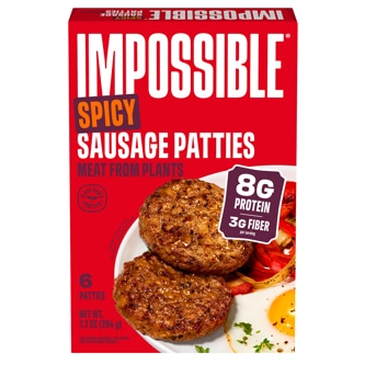 Impossible Sausage Patties, Spicy