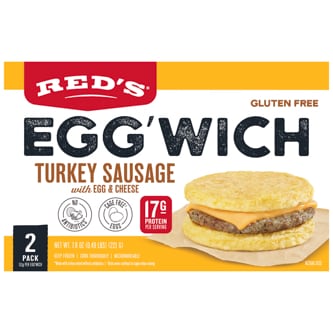 Red's Egg'Wich Turkey Sausage, Egg & Cheese
