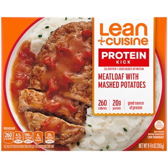 Lean Cuisine Features Meatloaf with Mashed Potatoes