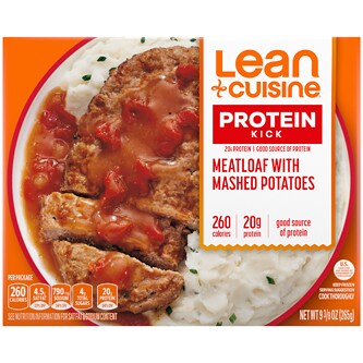 Lean Cuisine Features Meatloaf with Mashed Potatoes