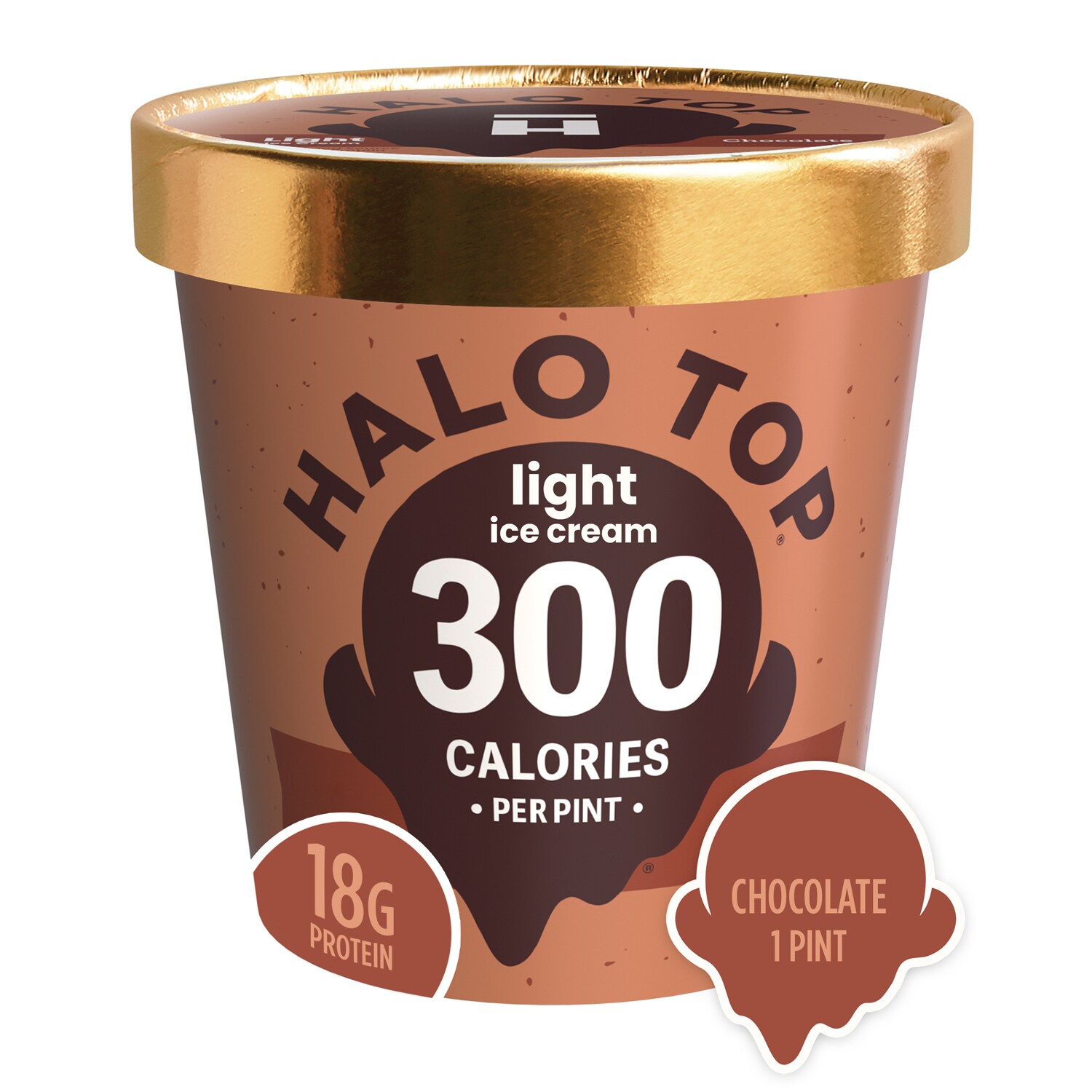 Halo Top Light Ice Cream, Chocolate