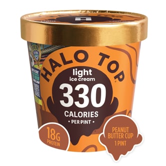 Halo Top Light Ice Cream, Peanut Butter Cup
