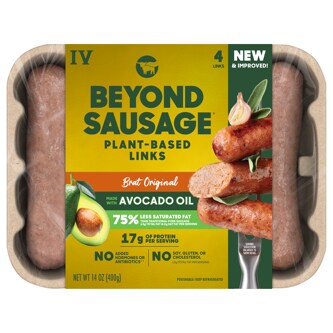 Beyond Meat Beyond Sausage Plant-Based Links, Brat Original