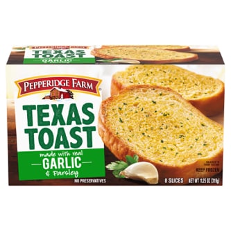 Pepperidge Farm Texas Toast, Garlic, Frozen