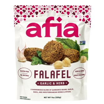 Afia Falafel, Garlic & Herb, Frozen
