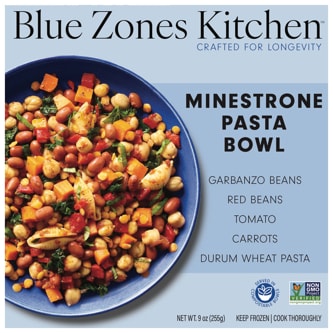 Blue Zones Kitchen Minestrone Pasta Bowl