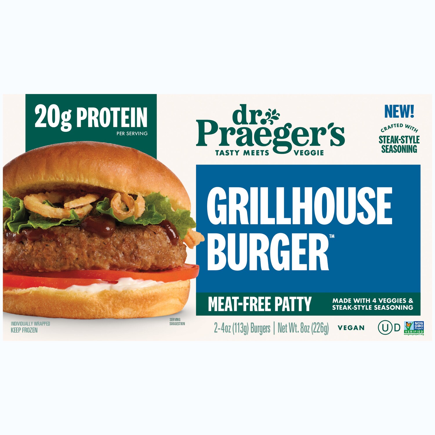 Dr. Praeger's Grillhouse Burger