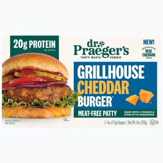 Dr. Praeger's Grillhouse Cheddar Burger