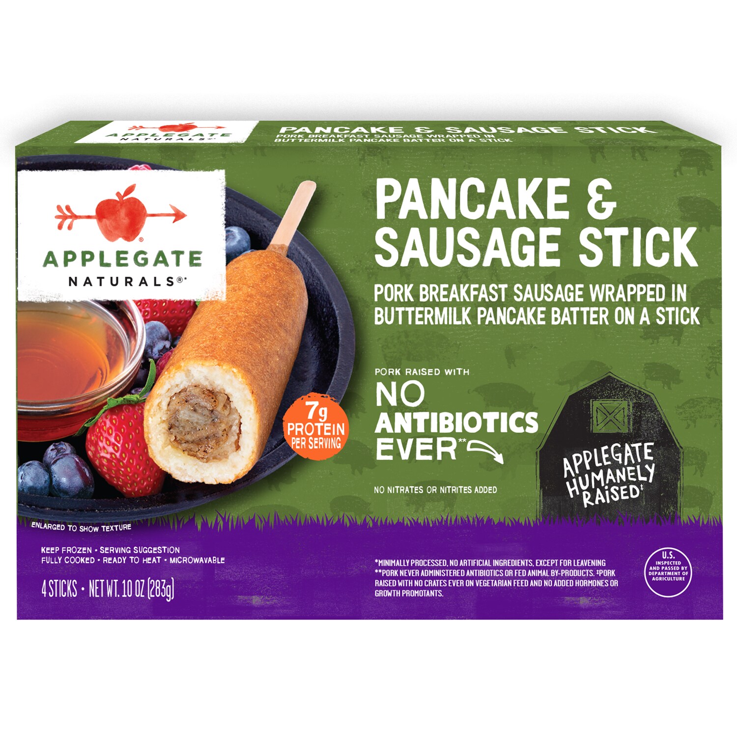 Applegate Naturals Pancake & Sausage Stick,Pork