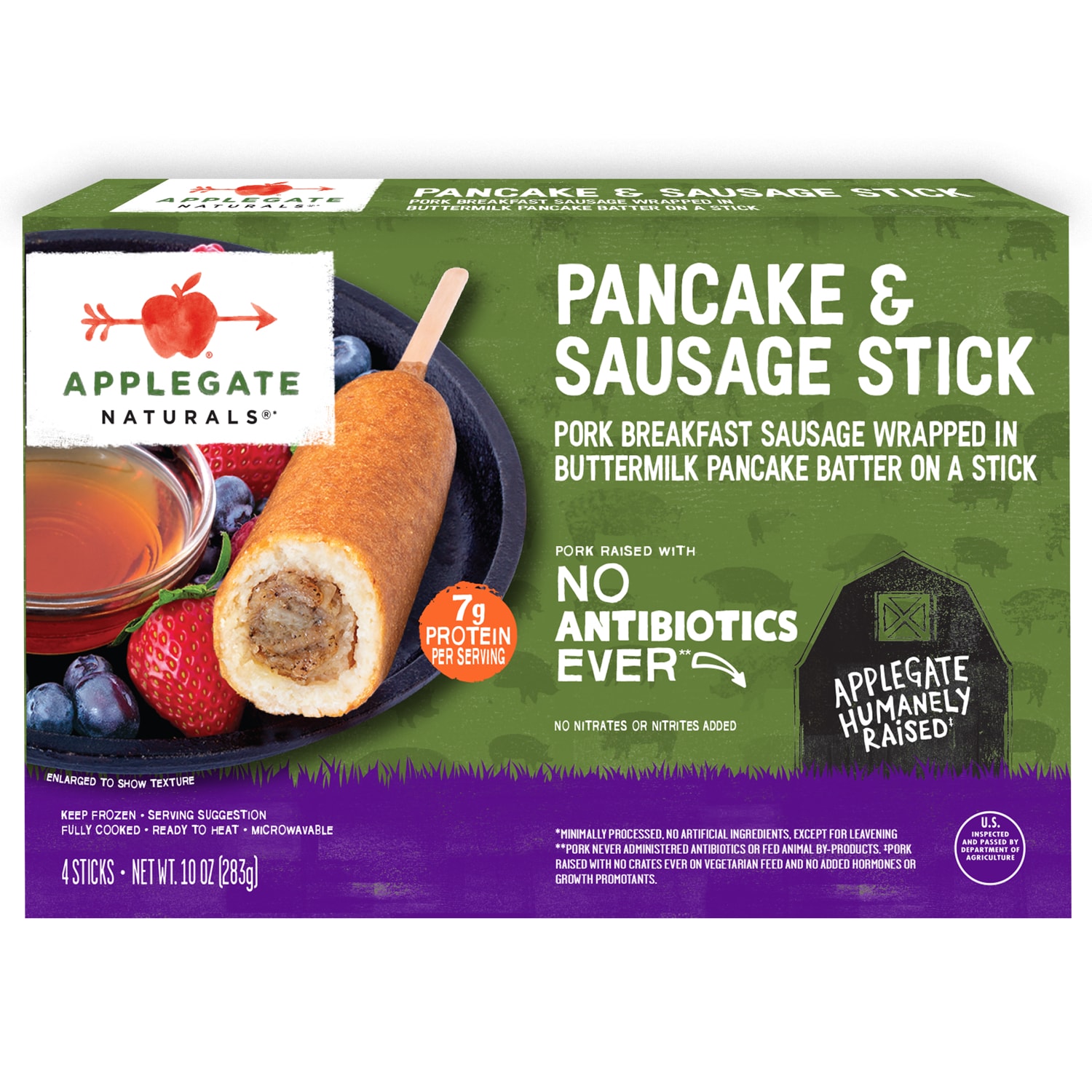 Applegate Naturals Pancake & Sausage Stick,Pork