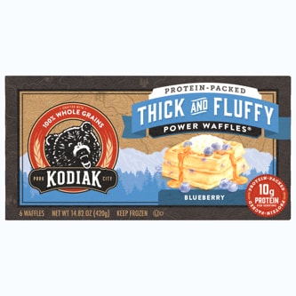 Kodiak Power Waffles, Thick & Fluffy Blueberry