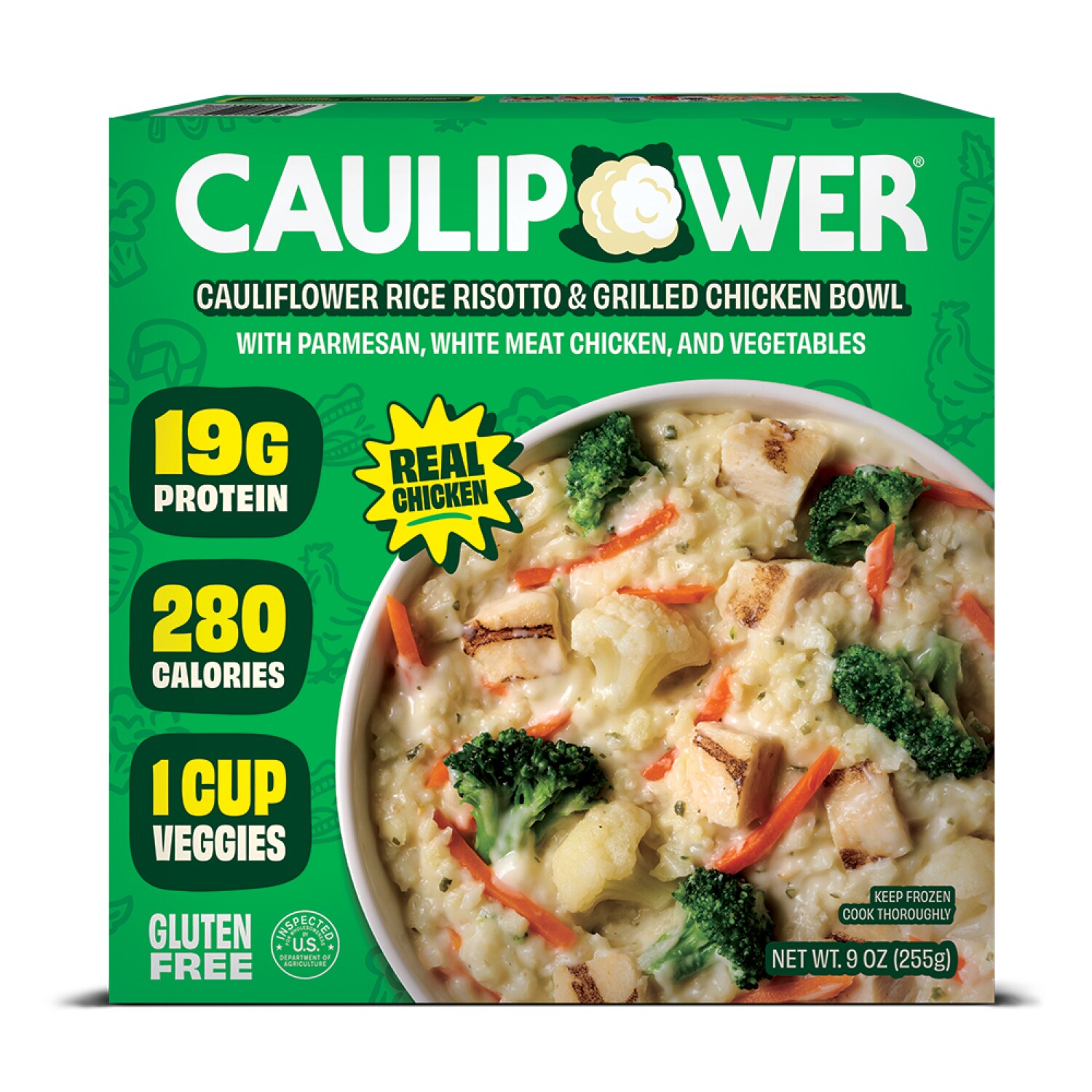 CAULIPOWER Bowl, Cauliflower Rice Risotto & Grilled Chicken