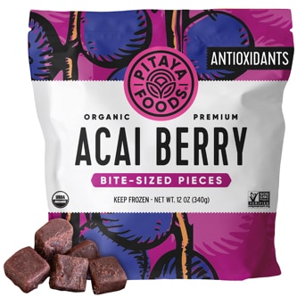 Pitaya Foods Organic Bite-Sized Pieces, Acai Berry