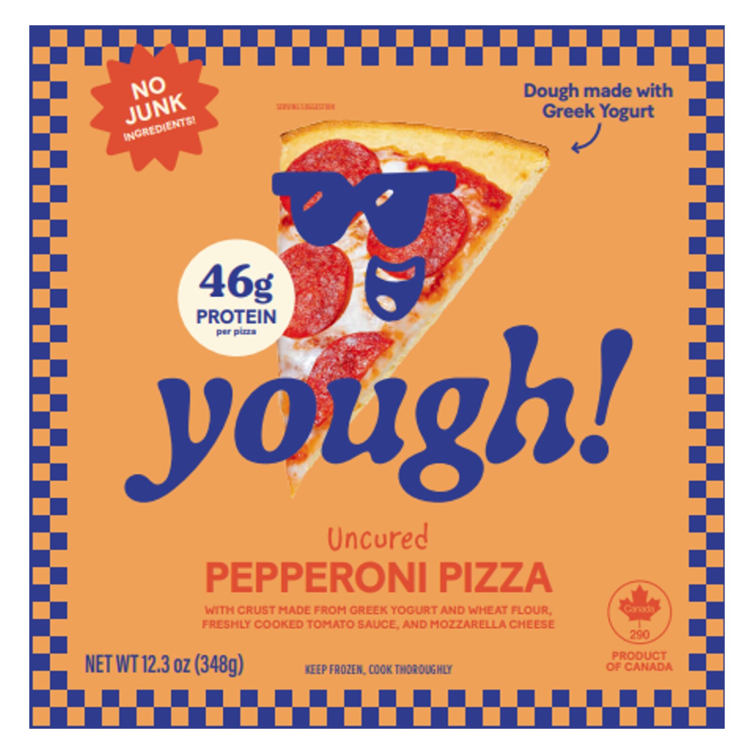 Yough!  Pizza, Uncured Pepperoni